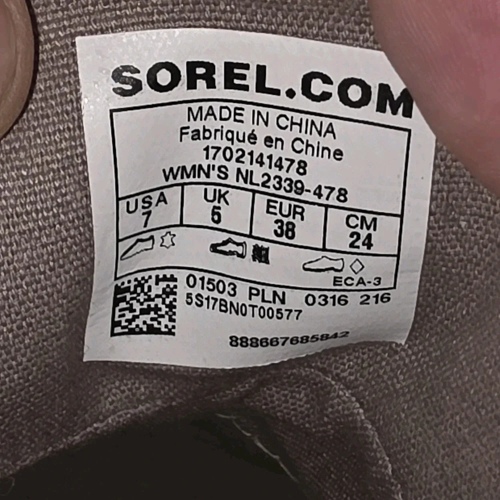 Sorel‎ Out N About Blue Waterproof Ankle Duck Boots Womens Size 7 NL2339-478
